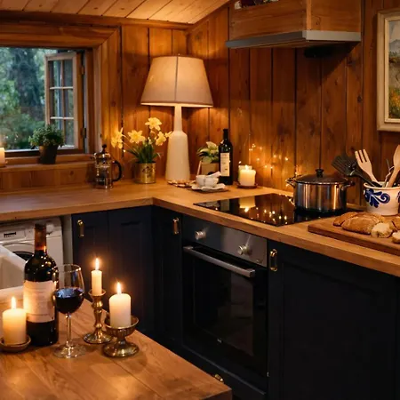 Sjarmerende Tommerhytte Pa Gardstun Apartment *