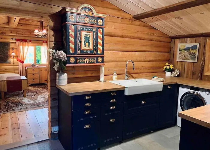 Lejlighed Sjarmerende Tommerhytte Pa Gardstun