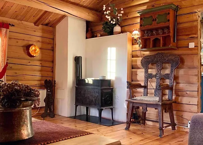 Lejlighed Sjarmerende Tommerhytte Pa Gardstun *