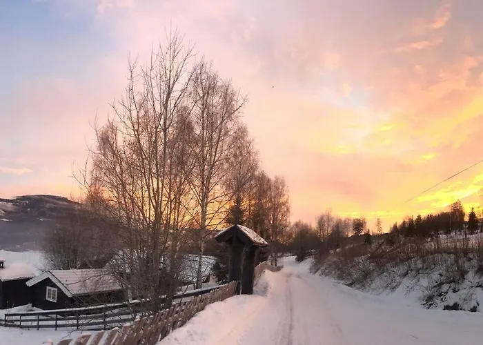 Sjarmerende Tommerhytte Pa Gardstun Baukal