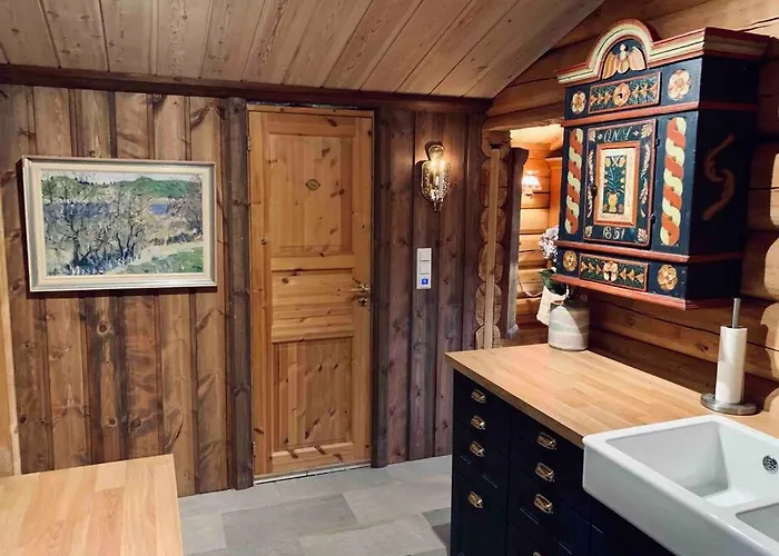 Lejlighed Sjarmerende Tommerhytte Pa Gardstun *