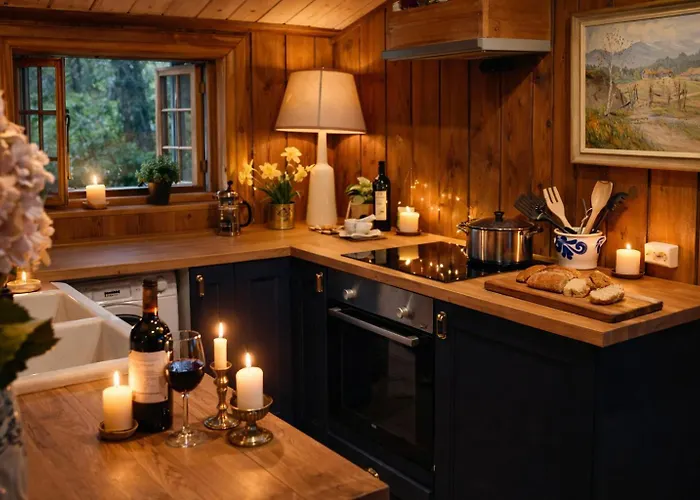 Sjarmerende Tommerhytte Pa Gardstun Apartment *